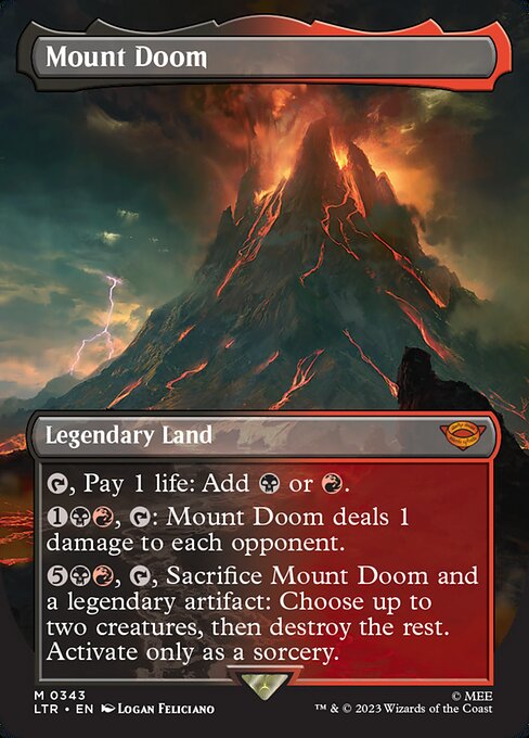 滅びの山/Mount Doom [LTR-BF][ボーダーレス]