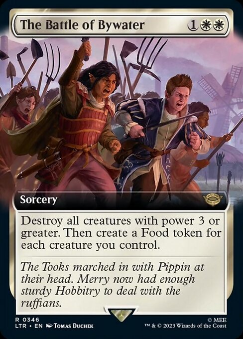 水の辺村の合戦/The Battle of Bywater [LTR-BF][拡張アート][FOIL]