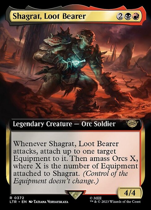 戦利品運び、シャグラト/Shagrat, Loot Bearer [LTR-BF][拡張アート][FOIL]