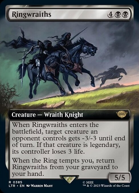 指輪の幽鬼/Ringwraiths [LTR-BF][拡張アート][FOIL]