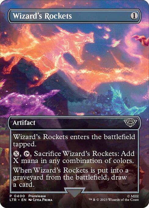 魔法使の打ち上げ花火/Wizard's Rockets （セットブースター版）[LTR-BF][ボーダーレス][FOIL]