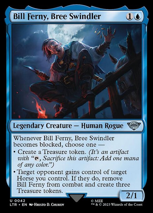 ブリー村の詐欺師、ビル・ファーニィ/Bill Ferny, Bree Swindler [LTR] [FOIL]