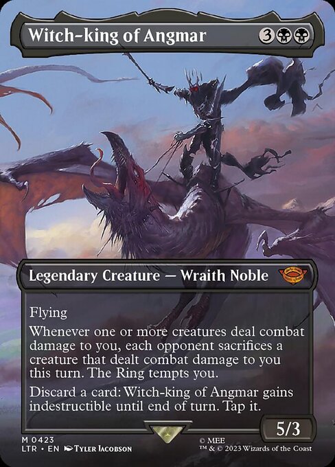 アングマールの魔王/Witch-King of Angmar [LTR-BF][ボーダーレス][FOIL]