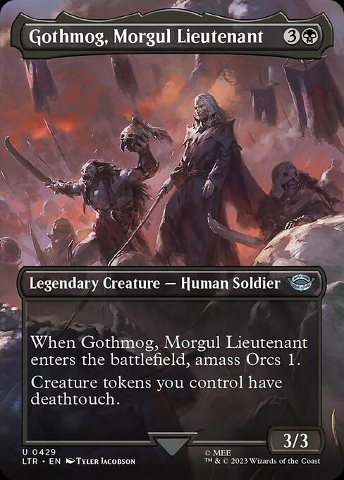 モルグルの副官、ゴスモグ/Gothmog, Morgul Lieutenant [LTR-BF][ボーダーレス][FOIL]