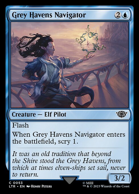 灰色港の航海士/Grey Havens Navigator [LTR] [FOIL]