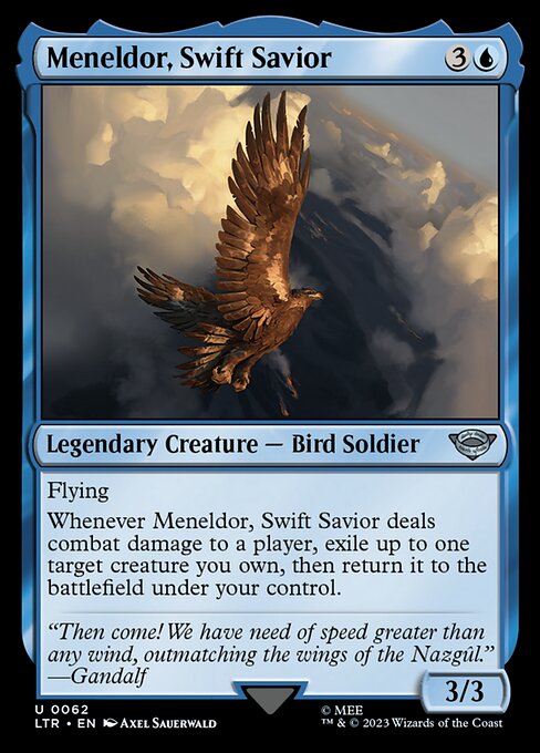 救いの疾翼、メネルドール/Meneldor, Swift Savior [LTR] [FOIL]
