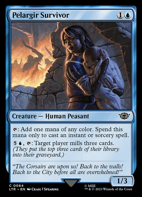 ペラルギルの生き残り/Pelargir Survivor [LTR] [FOIL]