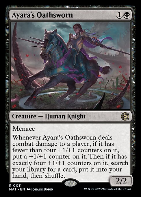 アヤーラの誓約者/Ayara's Oathsworn [MAT] [FOIL]