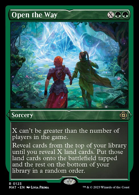道を開けよ/Open the Way [MAT] [FOIL][エッチング]