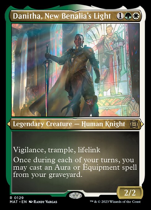 新ベナリアの光、ダニサ/Danitha, New Benalia's Light [MAT] [FOIL][エッチング]