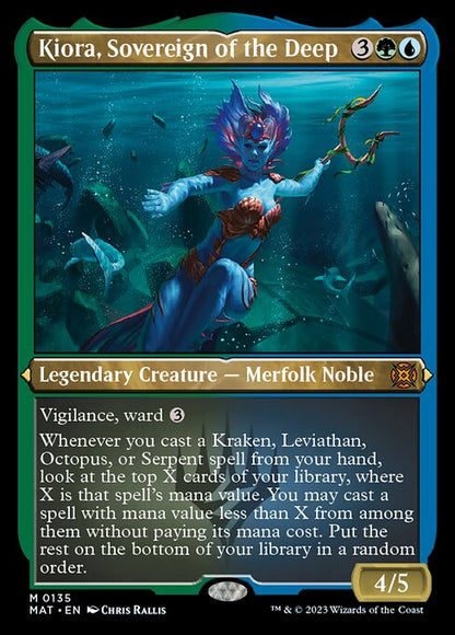 深海の君主、キオーラ/Kiora, Sovereign of the Deep [MAT] [FOIL][エッチング]