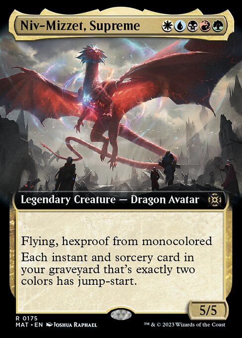 至高の者、ニヴ＝ミゼット/Niv-Mizzet, Supreme [MAT-BF][拡張アート]