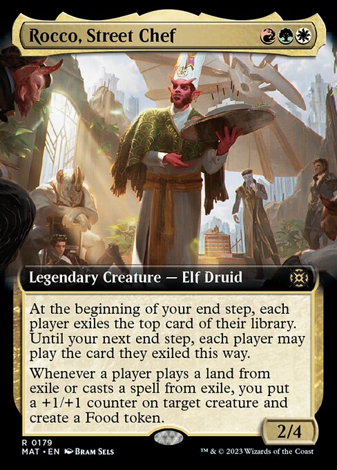 街角の料理人、ロッコ/Rocco, Street Chef [MAT-BF][拡張アート]