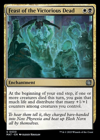 勝利した死者の饗宴/Feast of the Victorious Dead [MAT] [FOIL]