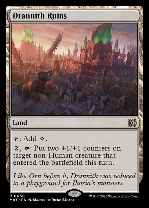 ドラニス遺跡/Drannith Ruins [MAT] [FOIL]