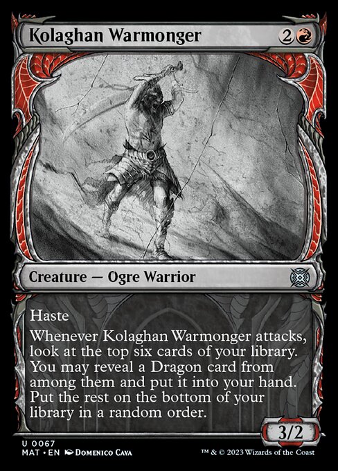 コラガンの戦争屋/Kolaghan Warmonger [MAT-BF][ショーケース]