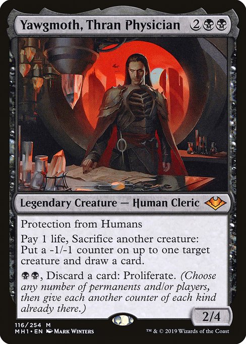 スランの医師、ヨーグモス/Yawgmoth, Thran Physician [MH1] [FOIL]