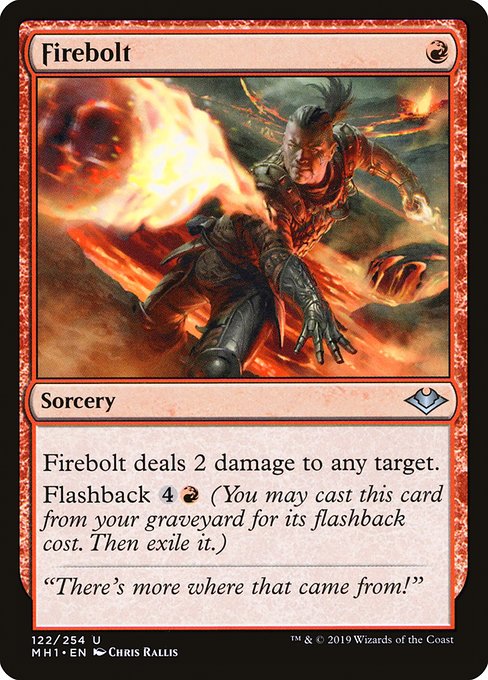 炎の稲妻/Firebolt [MH1] [FOIL]