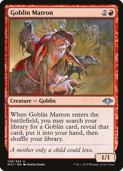 ゴブリンの女看守/Goblin Matron [MH1] [FOIL]
