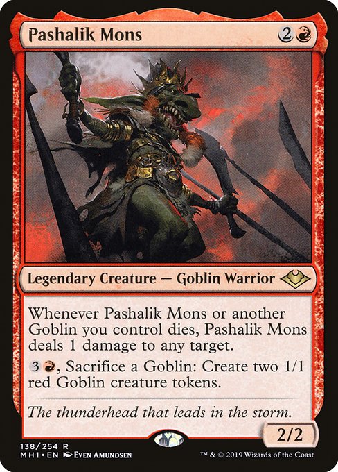 パシャリク・モンス/Pashalik Mons [MH1] [FOIL]