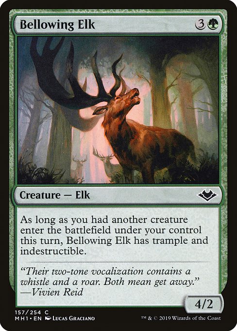 吼える大鹿/Bellowing Elk [MH1] [FOIL]
