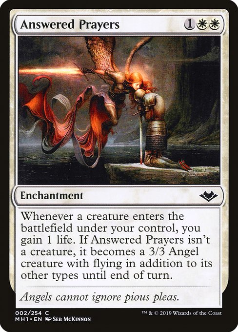 叶えられた祈り/Answered Prayers [MH1] [FOIL]