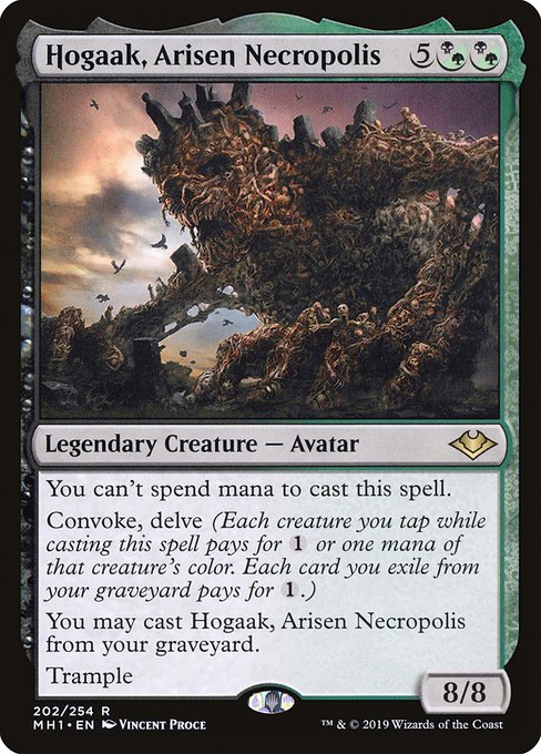 甦る死滅都市、ホガーク/Hogaak, Arisen Necropolis（混成） [MH1] [FOIL]