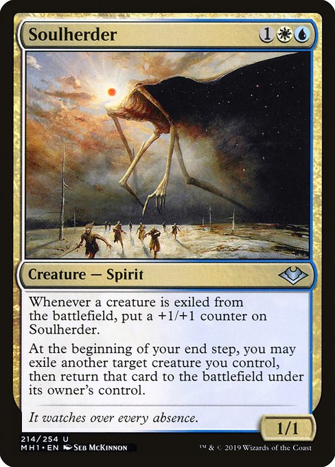 魂寄せ/Soulherder [MH1] [FOIL]