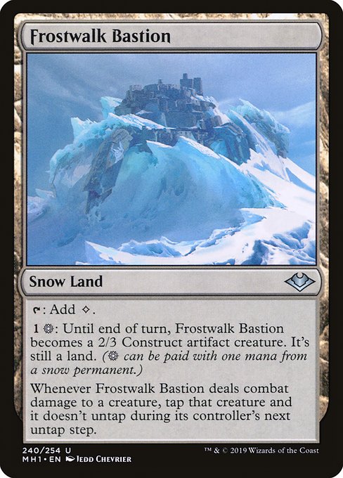 霜歩き砦/Frostwalk Bastion [MH1]