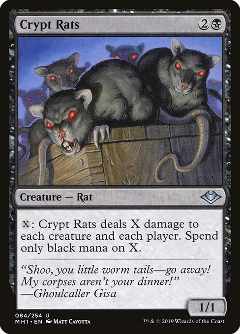 墓所のネズミ/Crypt Rats [MH1] [FOIL]