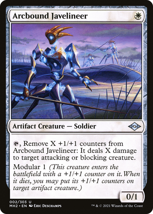 電結の投槍兵/Arcbound Javelineer [MH2] [FOIL]