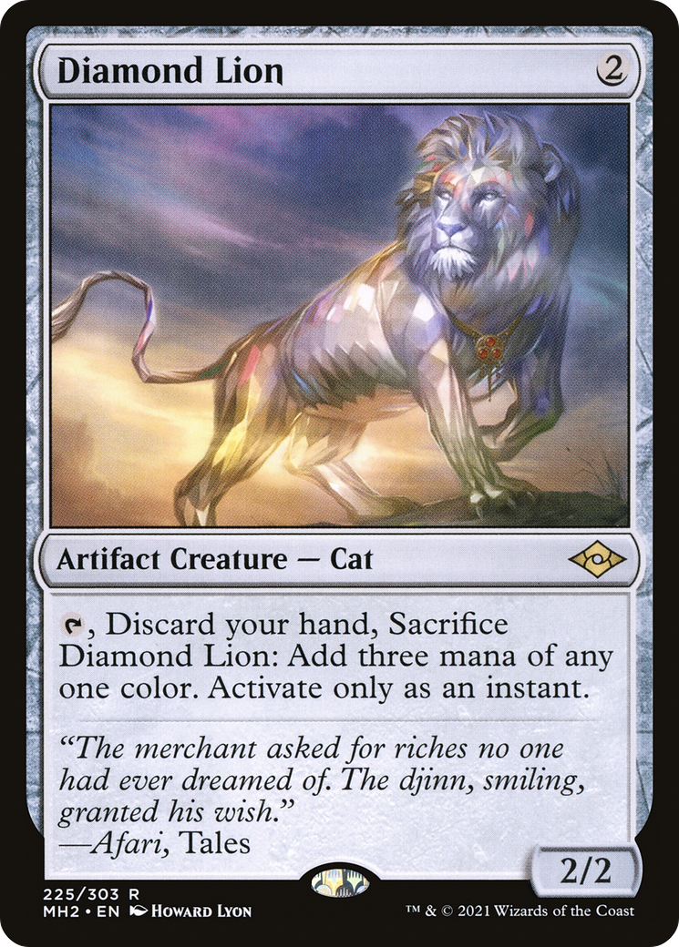 ダイアモンドのライオン/Diamond Lion [MH2] [FOIL]