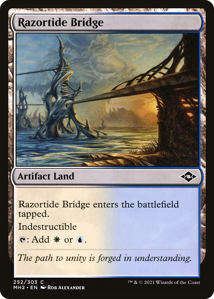 剃刀潮の橋/Razortide Bridge [MH2] [FOIL]