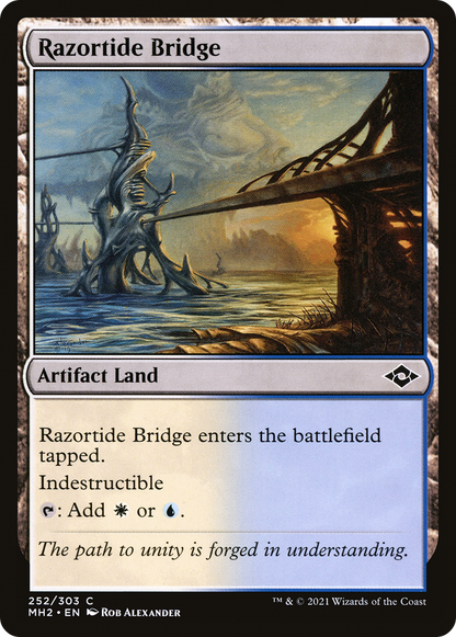 剃刀潮の橋/Razortide Bridge [MH2] [FOIL]