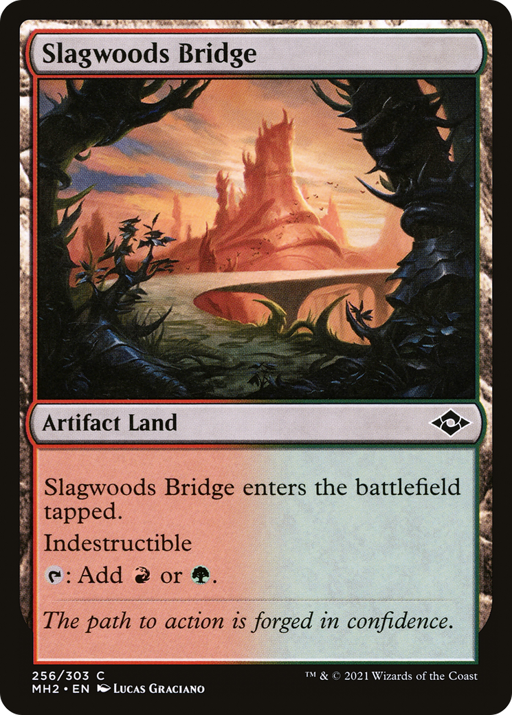 熔融林の橋/Slagwoods Bridge [MH2] [FOIL]