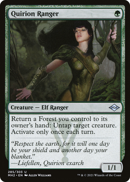 クウィリーオン・レインジャー/Quirion Ranger [MH2] [FOIL]