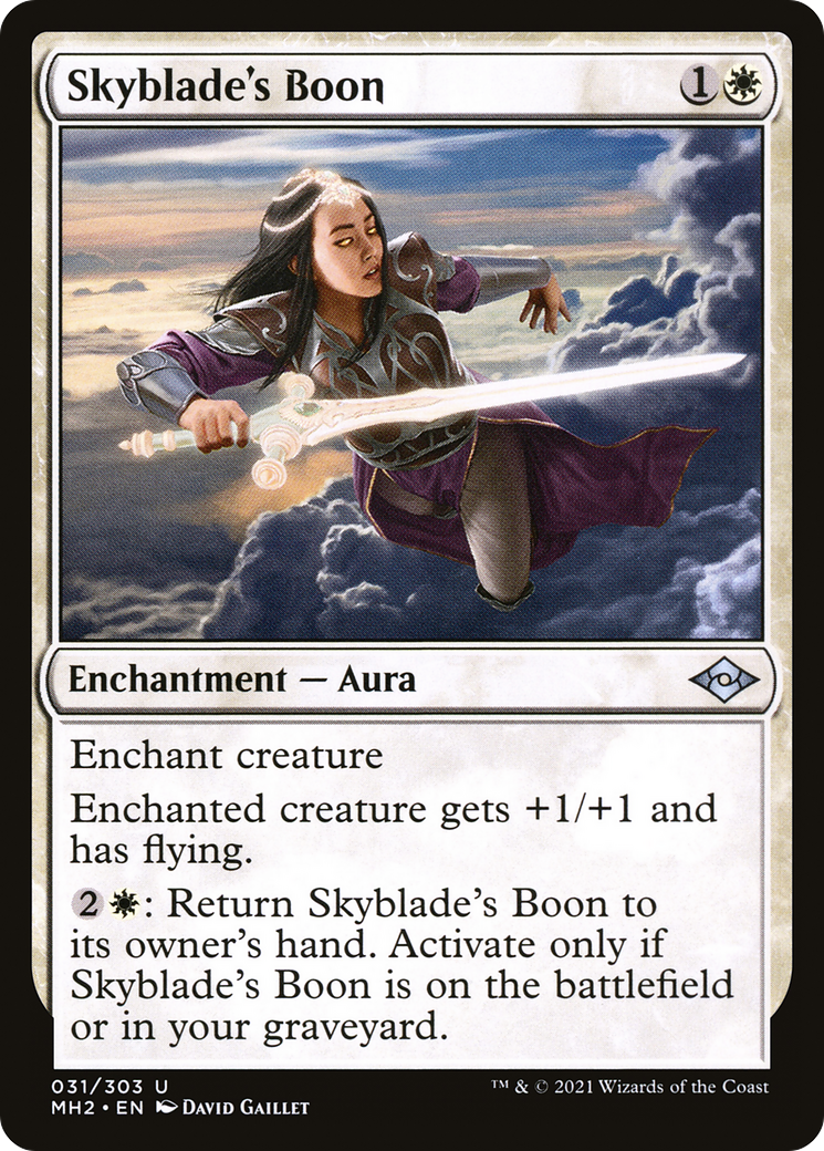 飛び刃の加護/Skyblade's Boon [MH2] [FOIL]