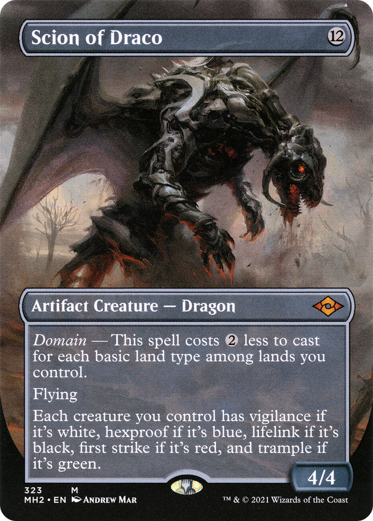 ドラコの末裔/Scion of Draco [MH2-BF][ボーダーレス] [FOIL]