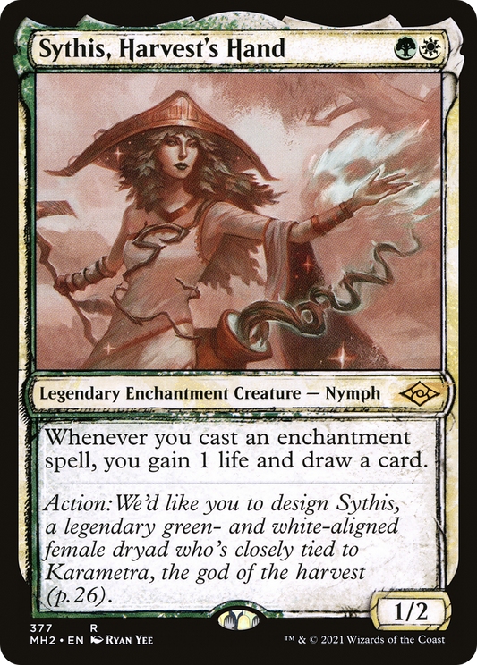 収穫の手、サイシス/Sythis, Harvest's Hand [MH2-BF][スケッチ] [FOIL]