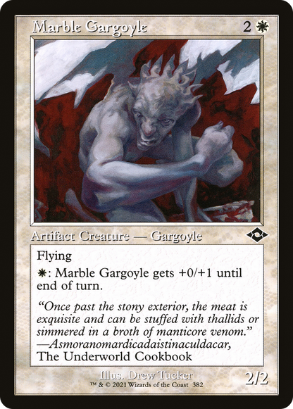 大理石のガーゴイル/Marble Gargoyle [MH2-BF][旧枠] [FOIL] [エッチング]