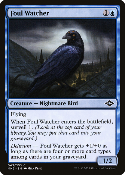 邪悪な見張り/Foul Watcher [MH2] [FOIL]