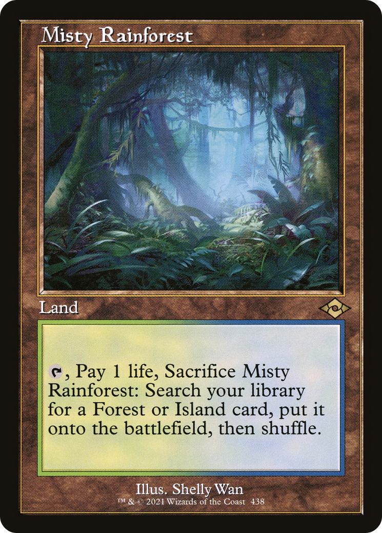 霧深い雨林/Misty Rainforest [MH2-BF][旧枠] [FOIL]