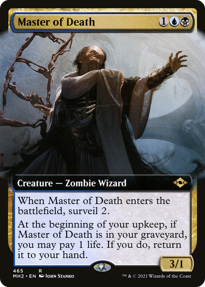 死の達人/Master of Death [MH2-BF][拡張アート] [FOIL]