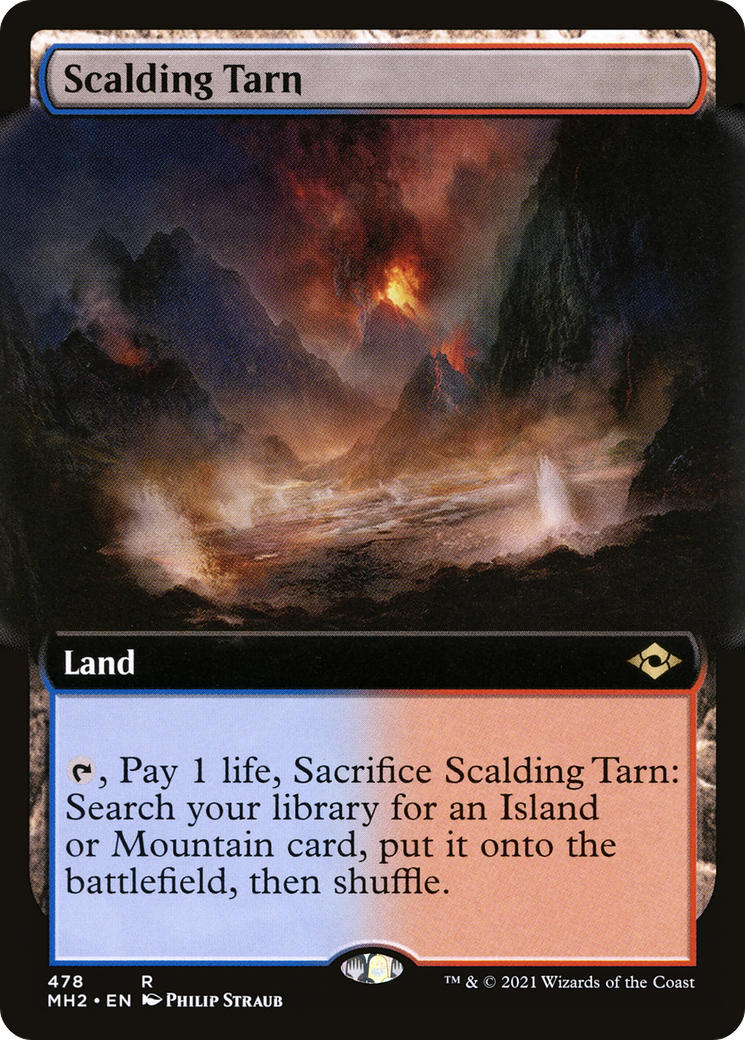 沸騰する小湖/Scalding Tarn [MH2-BF][拡張アート] [FOIL]