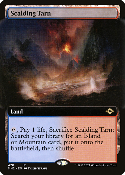 沸騰する小湖/Scalding Tarn [MH2-BF][拡張アート] [FOIL]