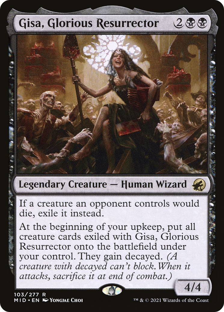 素晴らしき復活術師、ギサ/Gisa, Glorious Resurrector [MID][FOIL]