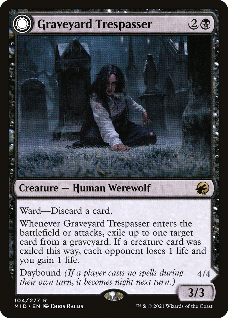 墓地の侵入者/Graveyard Trespasser - 墓地の大食い/Graveyard Glutton [MID]