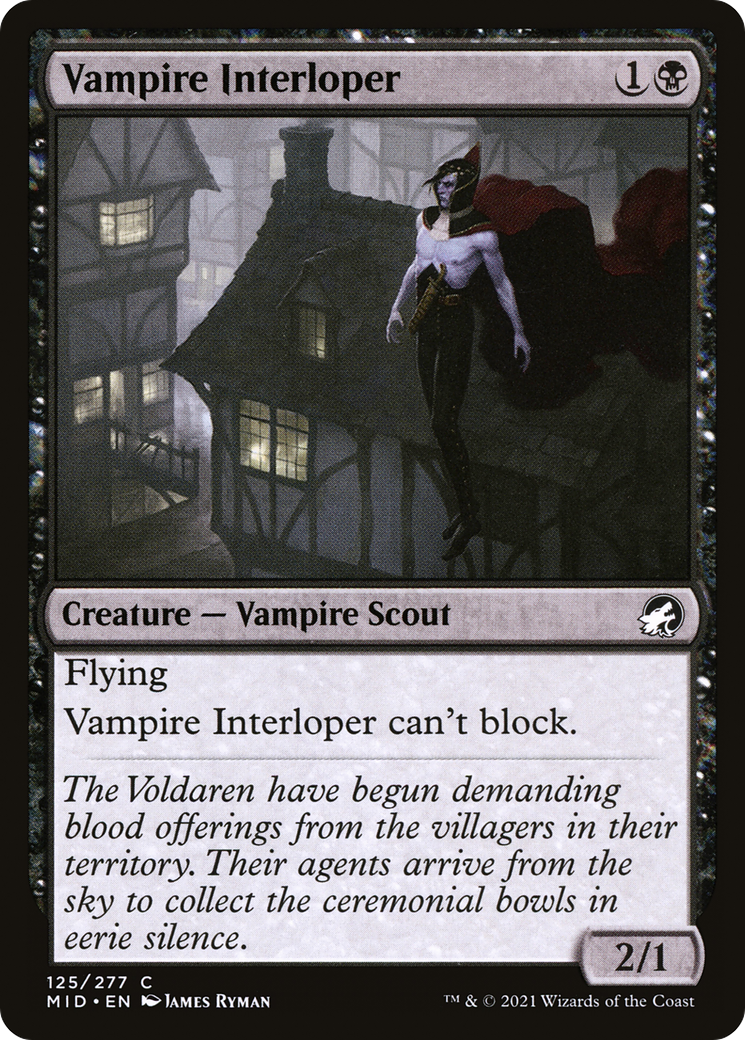 吸血鬼の侵入者/Vampire Interloper [MID][FOIL]