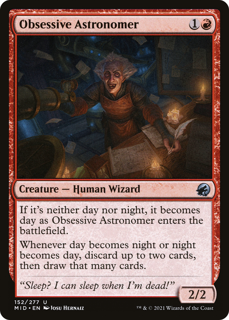 偏執的な天文学者/Obsessive Astronomer [MID]