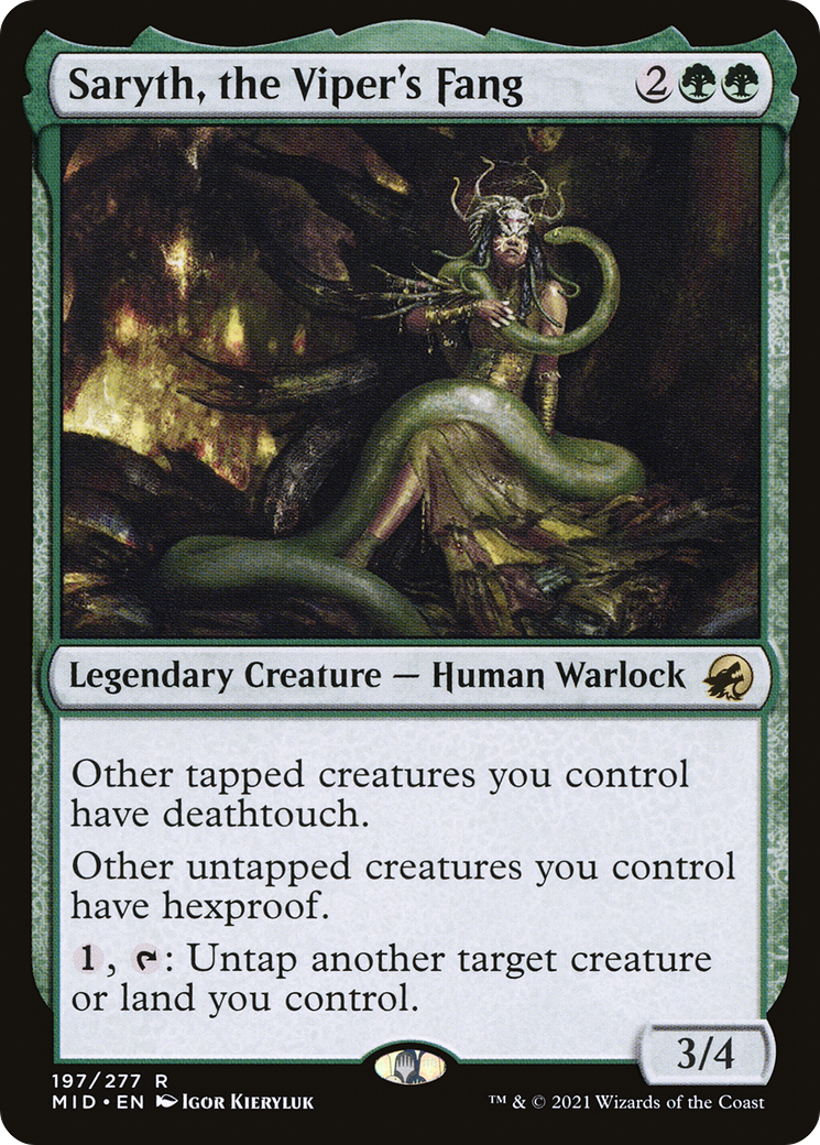 バイパーの牙、サリス/Saryth, the Viper's Fang [MID][FOIL]